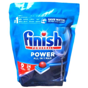 Viên rửa bát Finish 11141R Power All in 1 túi 24 viên