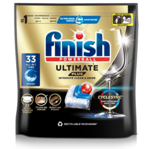 Viên rửa bát Finish 11162R Ultimate Plus túi 33 viên
